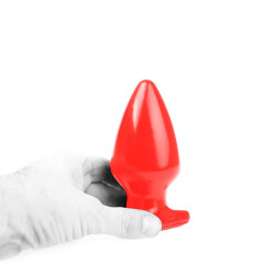 I LOVE BUTT Anal Plug Fat &Oslash; 6 cm aus PVC S Rot