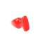 I LOVE BUTT Anal Plug Fat &Oslash; 2,4 cm aus PVC S Rot