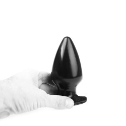 I LOVE BUTT Anal Plug Fat &Oslash; 6 cm aus PVC S Schwarz