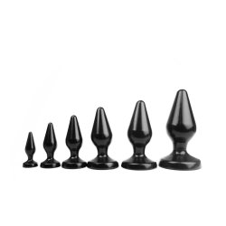 I LOVE BUTT Anal Plug Classic Ø 3,5 cm aus PVC XS Schwarz