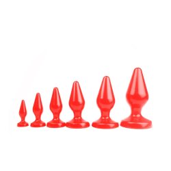 I LOVE BUTT Anal Plug Classic &Oslash; 4,5 cm aus PVC S Rot