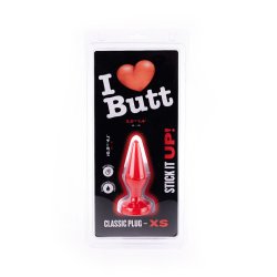 I LOVE BUTT Anal Plug Classic Ø 3,5 cm aus PVC XS Rot