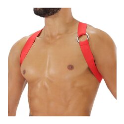 TOF Elastisches Harness Party Boy Rot