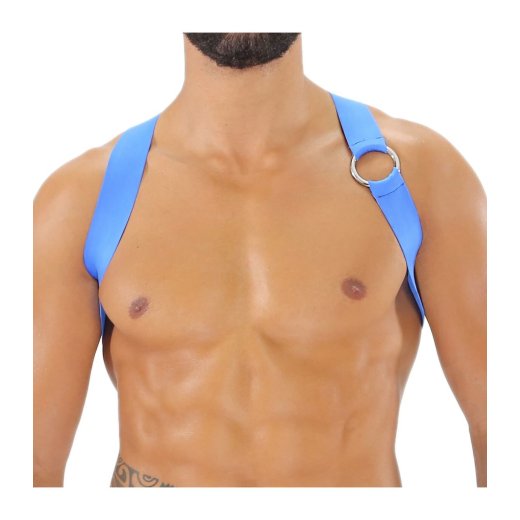 TOF Elastisches Harness Party Boy Blau