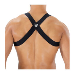 TOF Elastisches Harness Party Boy Schwarz