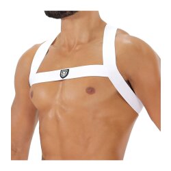 TOF Elastisches Harness Fetish Weiss