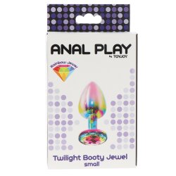 TOY JOY Analplug aus Aluminium Twilight mit Zierstein S