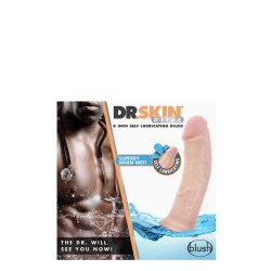 BLUSH Dr. Skin 8&quot; Dildo Selbstbefeuchtend mit Saugnapf &Oslash; 5 cm