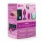 B-VIBE Vibrierender Analplug aus samtigem Silikon mit Zierstein & Fernbedienung  S/M Pink Ruby