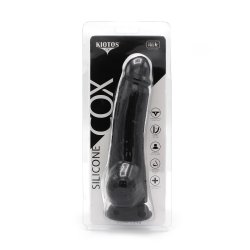 KIOTOS Cox 045 Dildo aus Silikon &Oslash; 4,00 x 23 cm Schwarz