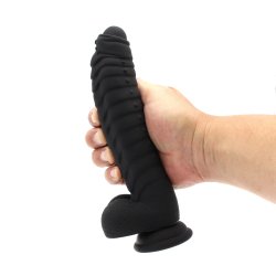 KIOTOS Cox 044 Dildo aus Silikon Ø 5,00  x 22 cm Schwarz