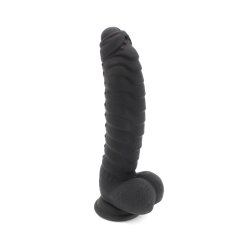 KIOTOS Cox 044 Dildo aus Silikon Ø 5,00  x 22 cm Schwarz