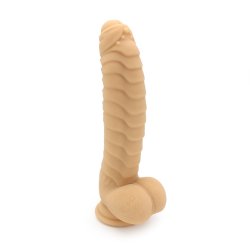 KIOTOS Cox 044 Dildo aus Silikon &Oslash; 5,00 x 22 cm Beige