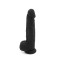 KIOTOS Cox 042 Dildo aus Silikon Ø 3,50 x 21,5 cm Schwarz