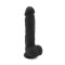 KIOTOS Cox 042 Dildo aus Silikon Ø 3,50 x 21,5 cm Schwarz