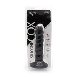 KIOTOS Cox 040 Dildo aus Silikon &Oslash; 3,00 x 18,0 cm Schwarz