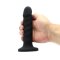 KIOTOS Cox 040 Dildo aus Silikon &Oslash; 3,00 x 18,0 cm Schwarz