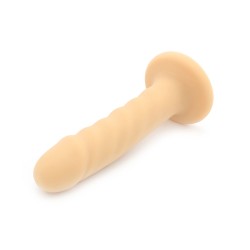 KIOTOS Cox 040 Dildo aus Silikon Ø 3,00  x 18,0 cm Beige