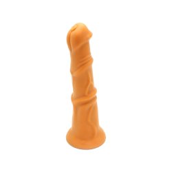 KIOTOS GOLDPLAY Dildo Beast L aus Soft Silikon Ø 6,50 - 8,50  x 32,0 cm Golden