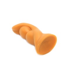 KIOTOS GOLDPLAY Dildo Alien L aus Soft Silikon Ø 3,8 - 7,0  x 22,0 cm Golden