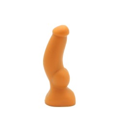 KIOTOS GOLDPLAY Dildo Dildo M aus Soft Silikon &Oslash; 4.0 - 5,0 x 16,0 cm Golden