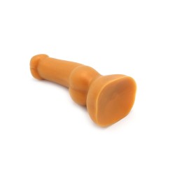 KIOTOS GOLDPLAY Dildo Dildo M aus Soft Silikon &Oslash; 4.0 - 5,0 x 16,0 cm Golden