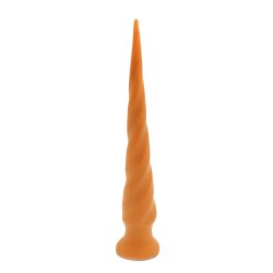 KIOTOS GOLDPLAY Dildo Twist L aus Soft Silikon &Oslash; 7,5 x 62,0 cm Golden