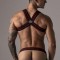 LOCKER GEAR Grab Him Harness Schwarz / Rot