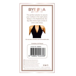 BYE BRA Dress Tape Transparent 8,2 x 2,3 cm 20 Stück