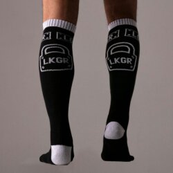 LOCKER GEAR Keep Them On Socks Schwarz/Weiss OneSize