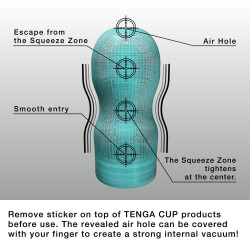 TENGA Original Vacuum Cup Masturbator Extra Cool