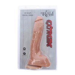 TOY JOY Get Real Dildo aus PVC &Oslash; 7,5 x 35,0 cm XXXL Beige