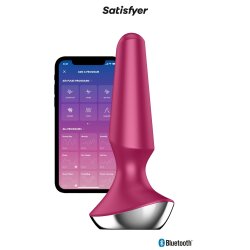 SATISFYER Plug-Ilicious 2 App steuerbarer Unisex Plug Berry