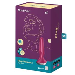 SATISFYER Plug-Ilicious 2 App steuerbarer Unisex Plug Berry