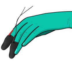 ELECTRASTIM Noir Explorer Elektro Fingerlinge