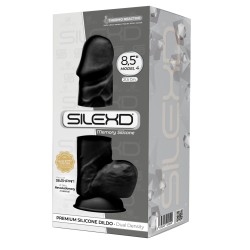 SILEXD Model 1 Dildo 20,5 x 4,5 cm mit Saugfuss Schwarz