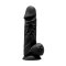 SILEXD Model 1 Dildo 20,5 x 4,5 cm mit Saugfuss Schwarz