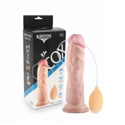 KIOTOS Cox Squirt 03 Dildo mit Spritz-Funktion 21.5 cm Beige