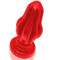 OXBALLS AIRHOLE-1 Finned Buttplug Rot