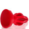 OXBALLS AIRHOLE-1 Finned Buttplug Rot