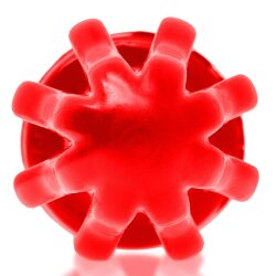 OXBALLS AIRHOLE-FF Finned Buttplug Rot