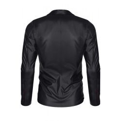 REGNES FETISH PLANET Jacke mit Netzeinlage Schwarz