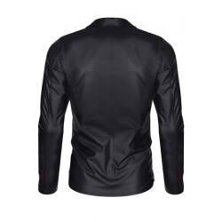 REGNES FETISH PLANET Jacke mit Netzeinlage Schwarz XL