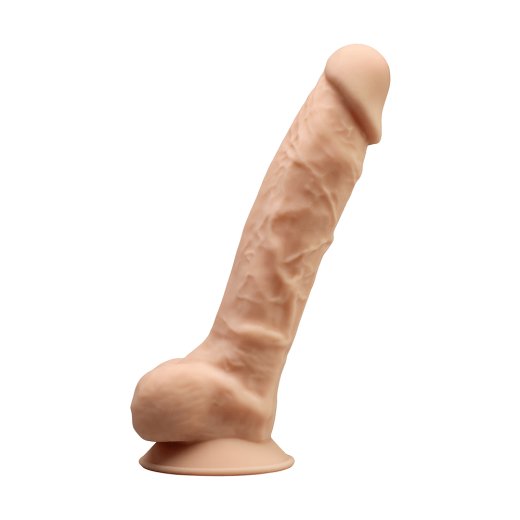 SILEXD Model 1 Dildo 23 x 4,7 cm mit Saugfuss Beige