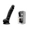 SILEXD Model 1 Dildo 23 x 5 cm mit Saugfuss Schwarz