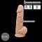 SILEXD Model 1 Dildo 21,8 x 5 cm mit Saugfuss Beige