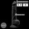 SILEXD Model 1 Dildo 24 x 4,5 cm mit Saugfuss Schwarz