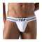 TOF French Stringless Thong Weiss