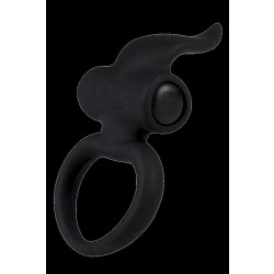 ADRIEN LASTIC Lingus Penisring mit Vibration Schwarz