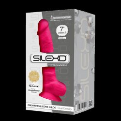 SILEXD Model 1 Dildo 17,5 x 3,5 cm mit Saugfuss Pink